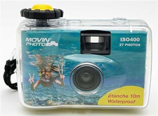 Appareil photo jetable étanche Movin Photo et Jaune - vue 2