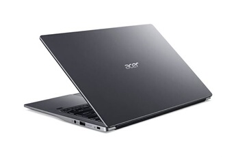 PC portable Acer Swift 3 SF314-57-32A2 - Intel Core i3 - 1005G1 / jusqu'à 3.4 GHz - Win 10 Familiale 64 bits - UHD Graphics - 8 Go RAM - 256 Go SSD NVMe - 14" IPS