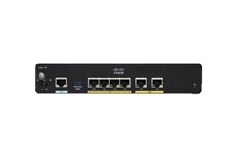 Routeur Cisco Integrated Services Router 921 - Routeur - WWAN - commutateur 4 ports - 1GbE - ports WAN : 2