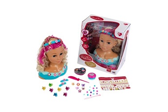 poupée klein tête à coiffer et à maquiller - mariella princess coralie - multicolore