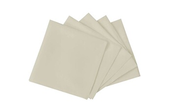 serviette de table vidaxl serviettes de table 25 pcs crème 50x50 cm