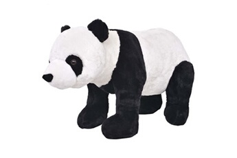 peluche vidaxl jouet en peluche panda noir et blanc xxl