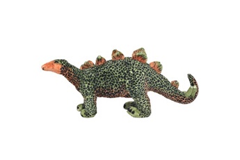peluche vidaxl jouet en peluche dinosaure stegosaurus vert et orange xxl