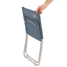 Chaise de camping pliable Sauntons Bleu océan