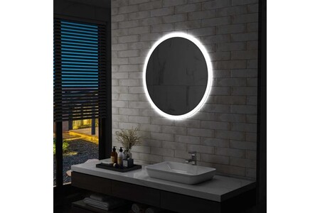 Miroir vidaXL Miroir à LED pour salle de bain 80 cm