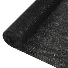 VIDAXL - Filet brise-vue - 1,8 x 10 m - Noir