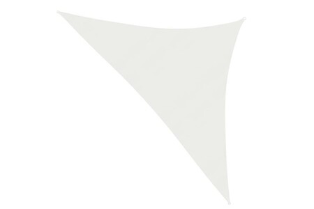 Parasol vidaXL Voile d'ombrage 160 g/m² Blanc 5x5x6 m PEHD