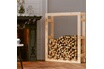 vidaXL Support pour bois de chauffage 80x25x100 cm Bois de pin massif photo 1