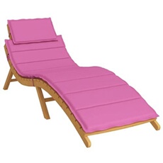 Vidaxl Rose Coussin De Chaise Longue Tissu Oxford