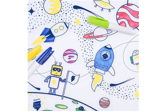 Dessin et coloriage enfant Superpetit Set silicone a colorier Dans l espace