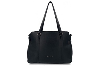 sac porté épaule bleu cerise sac à main shopping marina galanti noir