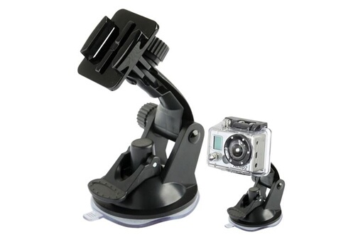 Accessoires pour caméra sport YONIS Holder Gopro Support Hero 2 3 Caméra  Sport Embarquée Voiture Auto Ventouse Noir