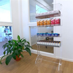 Vitrine de présentation pro Form XL Présentoir Produits 4 Étages | Darty