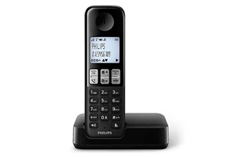 Téléphone sans fil Philips Téléphone Sans Fil D2501B/34 DECT Noir