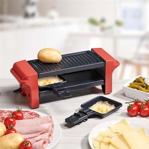 Raclette KITCHENCOOK Machine à Raclette Grill 2 Personnes – Rc Rigi Red ...
