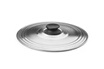 Ibili 715737 Couvercle Universel 37 Cm En Inox Sans Trous - Argenté, Robuste Et Polyvalent