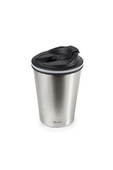 tasse et mugs ibili 758328 mug isotherme satin inox et plastique 280 ml