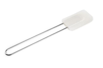 ustensile de cuisine ibili 702036 spatule avec manche inox silicone 36 cm
