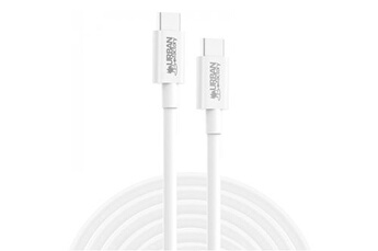 CABLE USB-C VERS USB-C 2M E-MARK 100W BLANC