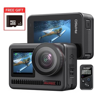 Yolansin Caméra Sport 4K 60 FPS avec MicroSD 64 GB, 48MP WiFi Action Caméra 170 ° Sportive Yolansin Caméra Sport 4K 60 FPS avec MicroSD 64 GB, 48MP WiFi Action Caméra 170 ° Sportive