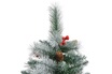 vidaXL Sapin de Noël artificiel avec pommes de pin et baies 180 cm photo 4