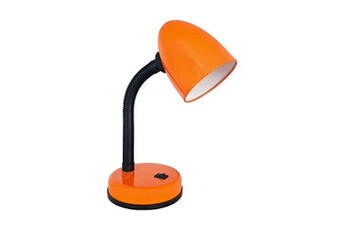 lampe de bureau koma tools edm product lampe de bureau edm amsterdam e27 60 w fle o lampe de bureau métal 13 34 cm orange