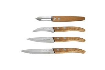 couteau amefa ensemble de couteaux forest wood 4 pièces