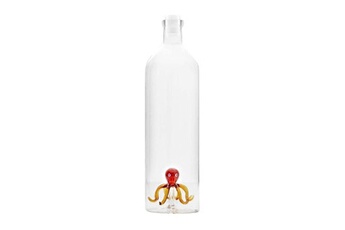 carafes balvi - bouteille décorative en verre atlantis 1.2 l pieuvre