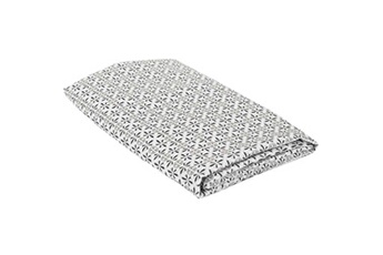 nappe de table the home deco factory - nappe en polyester antitâche à motifs gouttes 140 x 240 cm
