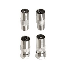 Kit 4 adapteurs Accsup F vers Coaxial - vue 2