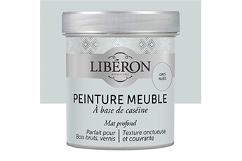 Peinture pour meuble, objet et porte, mat, LIBERON, Caséine, gris nuée 0,5L