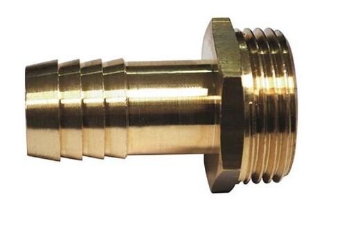 Accessoire robinet de cuve de récupération d'eau Boutte Embout cannelé  26/34 mm EM41