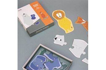 puzzle trixie puzzle à forme - cinq animaux