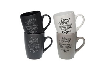 tasse et mugs versa tasse mug good morning grès (8,1 x 10,5 x 8,1 cm)