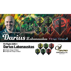 Cosmo Darts - Fit Flight AIR Dark Black Shape - Lancées de fléchettes Cosmo Darts - Fit Flight AIR Dark Black Shape - Lancées de fléchettes
