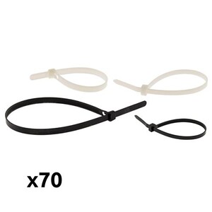Lot De 4 Serre-câbles Réutilisables - Pour Cordes De 7 à 8 Mm - Fixation Solide Intérieur/extérieur