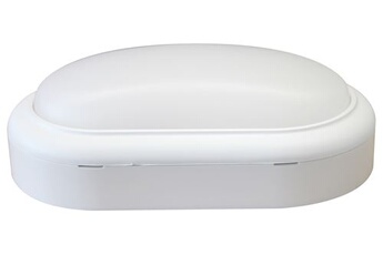 projecteur d'extérieur voltman - hublot extérieur oval ip54 (1050lm 6500k a++) blanc