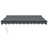Auvent Rétractable Automatique Avec Store 3,5x2,5 M Bleu Blanc VidaXL Auvent Rétractable Automatique Avec Store 3,5x2,5 M Bleu Blanc VidaXL