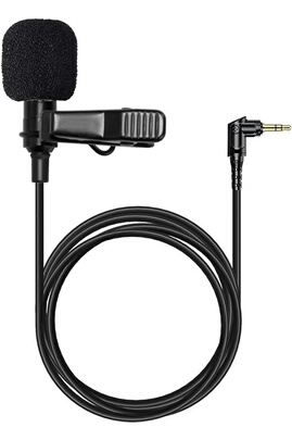 Microphone Hollyland Microphone Cravate Externe Filaire 3.5mm  Omnidirectionnel pour Système de Microphone sans Fil Lark Max (1-Paquet)