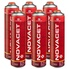 Kemper Pack 12 Cartouches Gaz 330g Butane/Propane 70/30 - Valve 7/16 Universelle Pour Chalumeaux, Réchauds, Désherbeurs