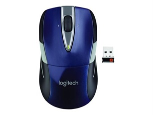 Logitech M525 - Souris - Optique - 5 Boutons - Sans Fil - 2.4 Ghz - Récepteur Sans Fil Usb - Bleu