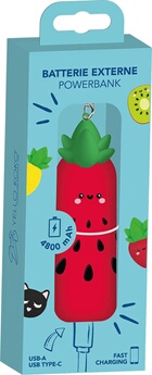 Batterie externe Yello koko Powerbank 4800 mAh Fraise - vue 2