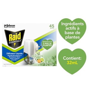Répulsif à insectes GENERIQUE Lot de 6 - Raid Essentials Diffuseur ...