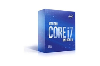 Processeur Intel Processeur Core i7-10700KF (BX8070110700KF) Socket LGA1200 (chipset Intel serie 400) 125W