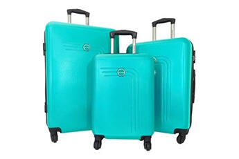 set de 3 valises david jones lot 3 valises rigides dont une cabine bleu
