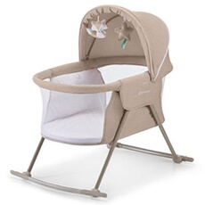 Lit parapluie berceau Lovi Beige