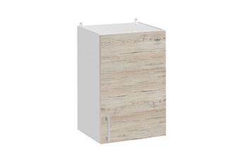 - meuble haut de cuisine eco noyer blanchi 1 porte l 40 cm