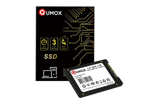 SATA SSD 1To Solid State Drive Solution de Stockage Vitesses de Lecture  Jusqu'au 520Mo/s et des Vitesses d'ecriture Jusqu'au 480Mo/s