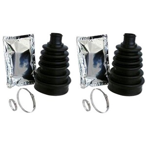 Lot De 2 Soufflets De Cardans Néoprène Universels + Graisse & Colliers – Protection Cardan Fiable