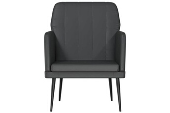 fauteuil de jardin vidaxl fauteuil noir 61x78x80 cm similicuir